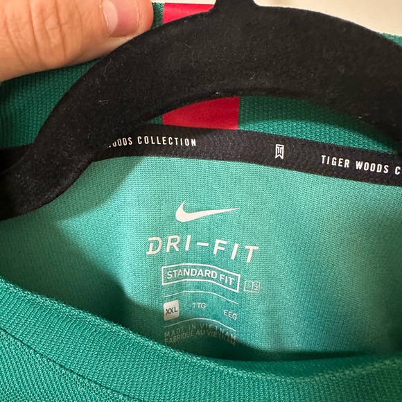 Nike | Shirts | Mens Nike Tiger Woods Mock Neck Polo | Poshmark